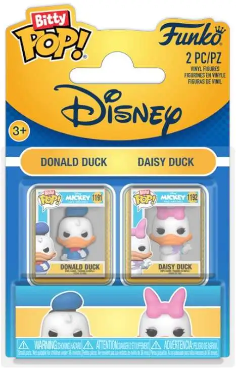Funko Disney Bitty POP! Donald Duck & Daisy Duck Vinyl Mini Figure 2-Pack