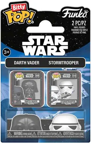 Funko Star Wars Bitty POP! Darth Vader and Stormtrooper Vinyl Mini Figure 2-Pack