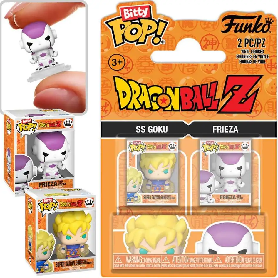 Funko Dragon Ball Z Bitty POP Goku Frieza Vinyl Mini Figure