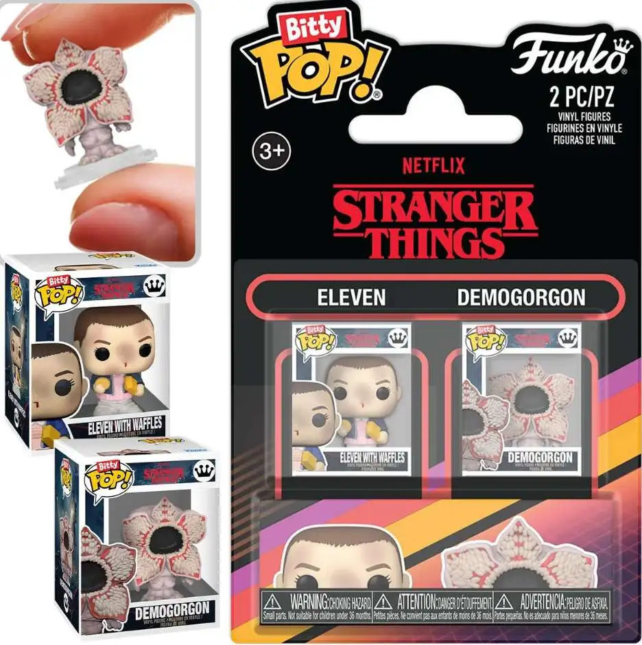 Funko Stranger Things Bitty POP! Eleven & Demogorgon Vinyl Mini Figure 2-Pack