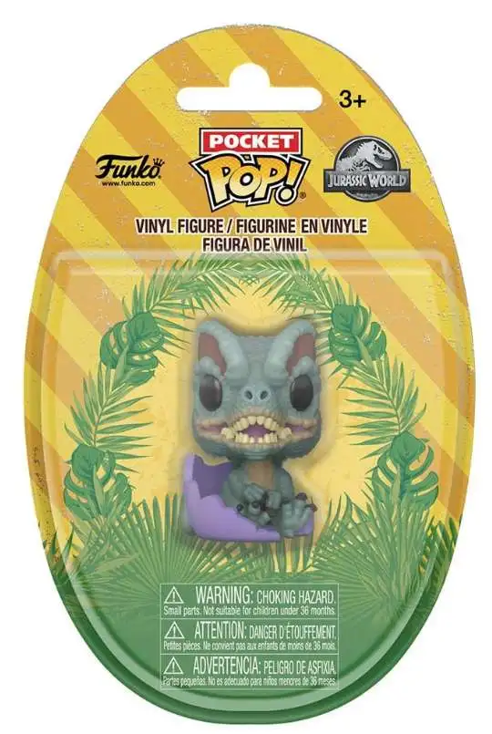 Funko Jurassic Park Spring Pocket POP! Egg Dilophosaurus Mini Vinyl Figure