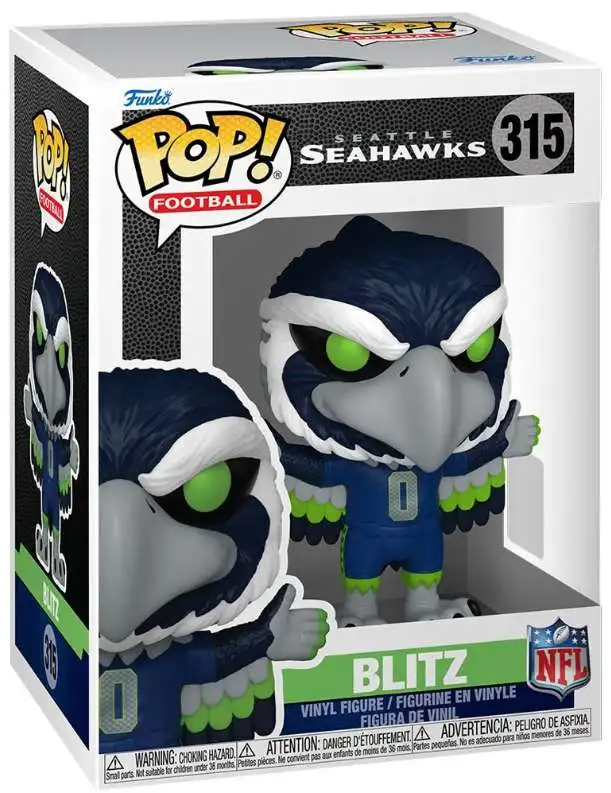 Funko NFL Seattle Seahawks POP! Football Mascots Blitz Vinyl Figure #315