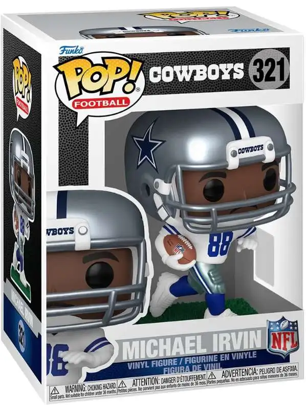 Funko NFL Dallas Cowboys POP! Football Michael Irvin Vinyl Figure #321 [NFL Legends]