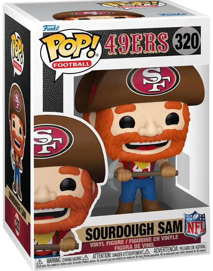 Funko NFL San Francisco 49ers POP Football Mascots Sourdough Sam
