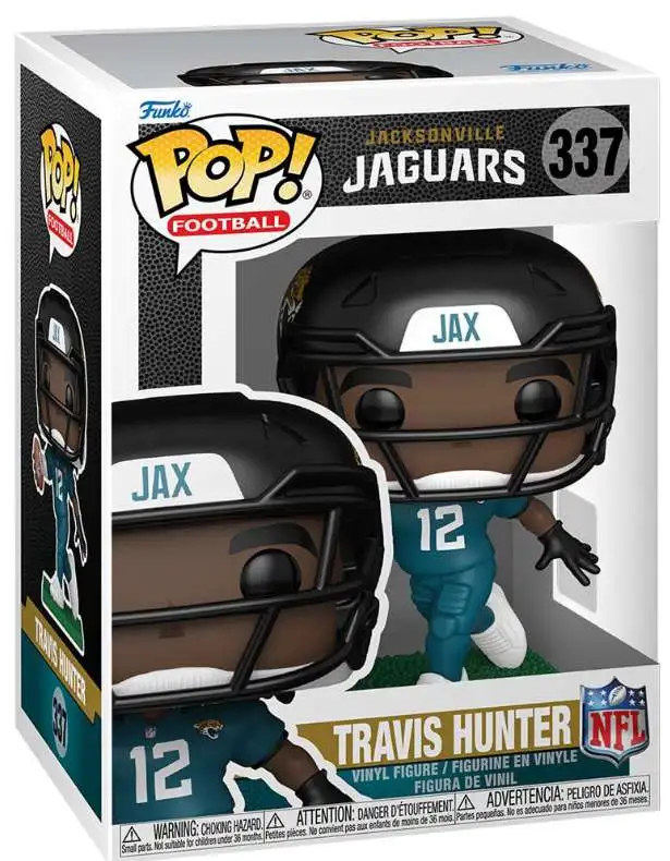 Funko NFL Jacksonville Jaguars POP! Football Travis Hunter 3.75-Inch Vinyl Figure #337