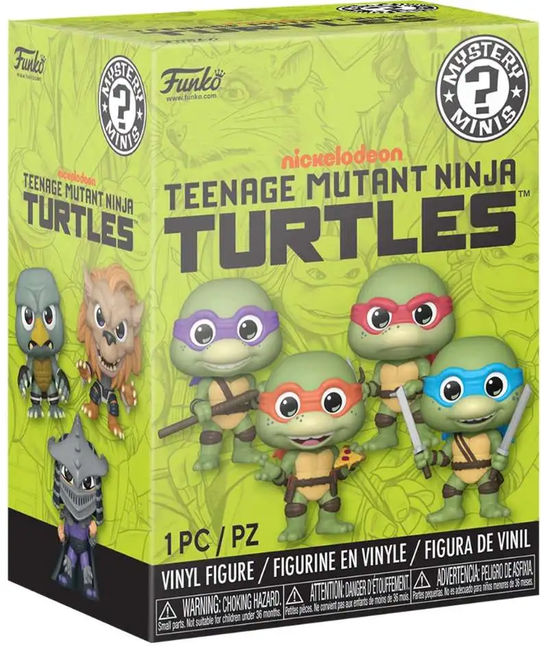 Funko Mystery Minis Teenage Mutant Ninja Turtles Mystery Pack [1 RANDOM Figure] (Pre-Order ships April)