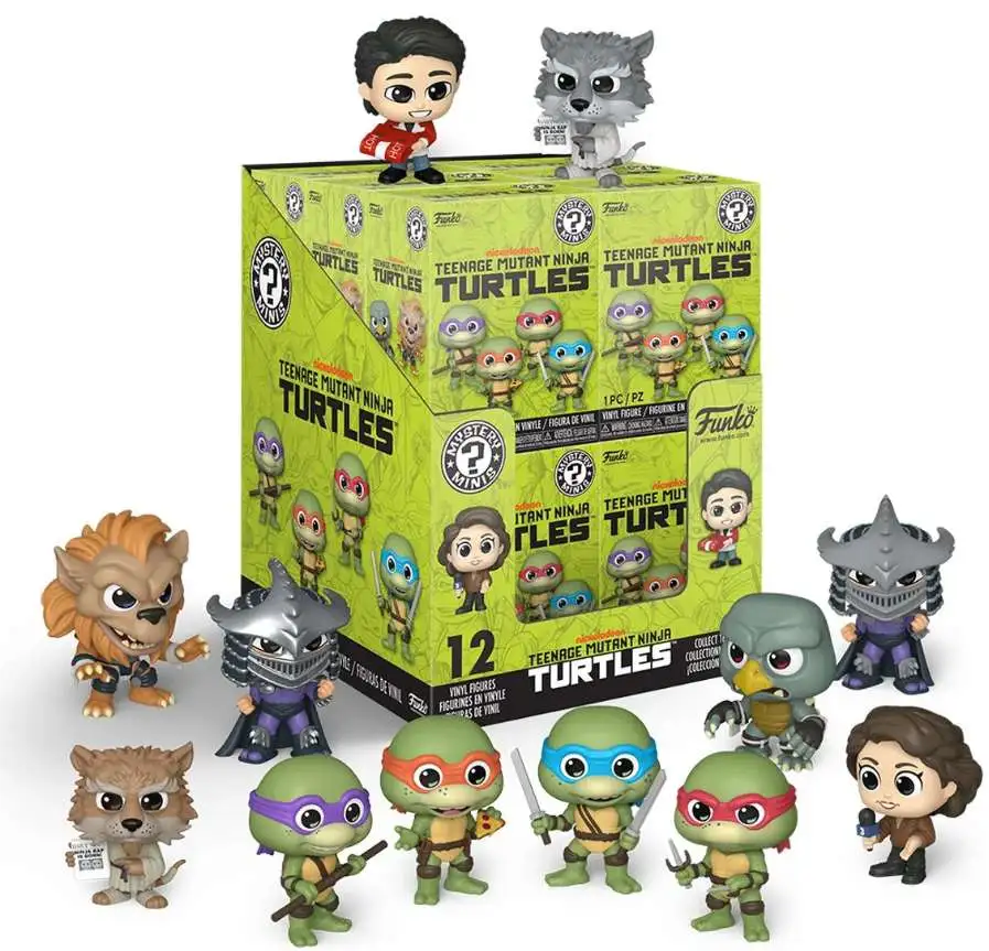 Funko Mystery Minis Teenage Mutant Ninja Turtles Mystery Box [12 Packs, TMNT]