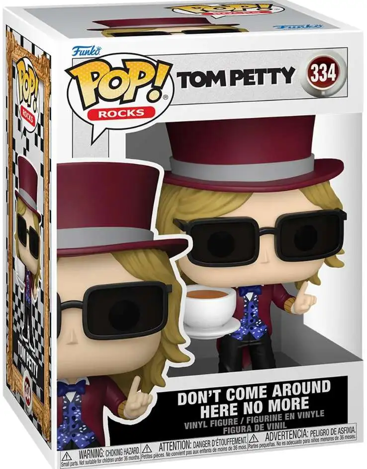 Funko Tom Petty POP! Rocks Don't Come Around Here No More Vinyl Figure #334