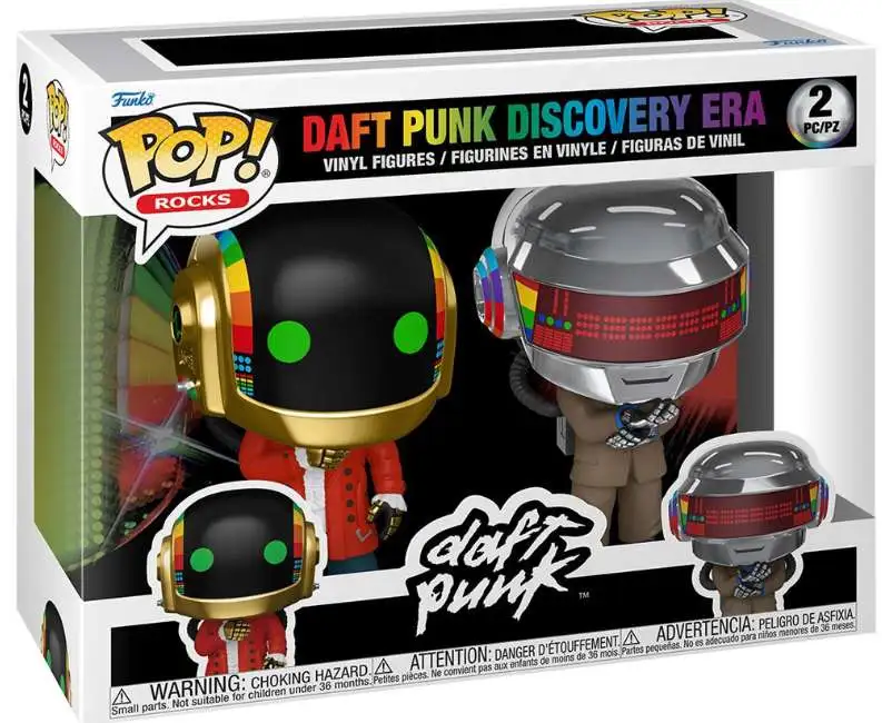 Funko POP! Rocks Daft Punk Vinyl Figure 2-Pack [Discovery] (Pre-Order ships June)