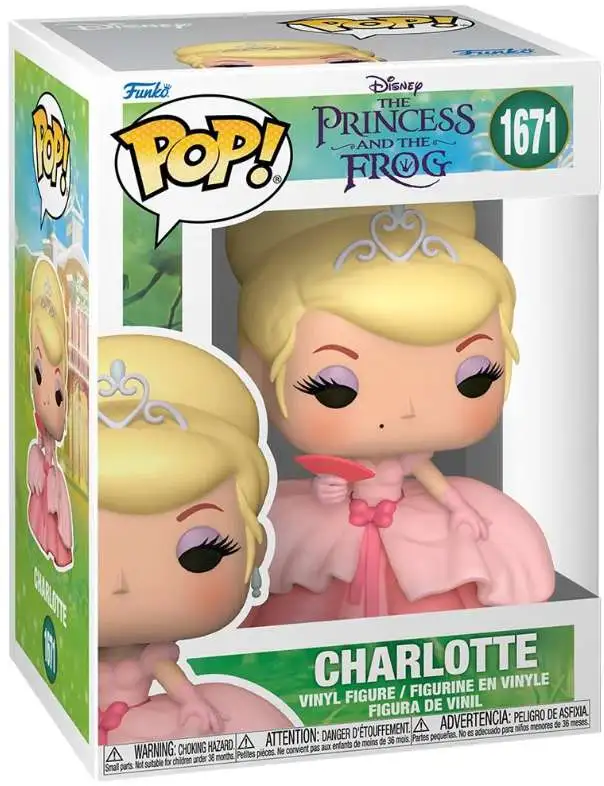 Funko The Princess and the Frog POP! Disney Charlotte 3.75-Inch Vinyl Figure #1671 [Regular Version]