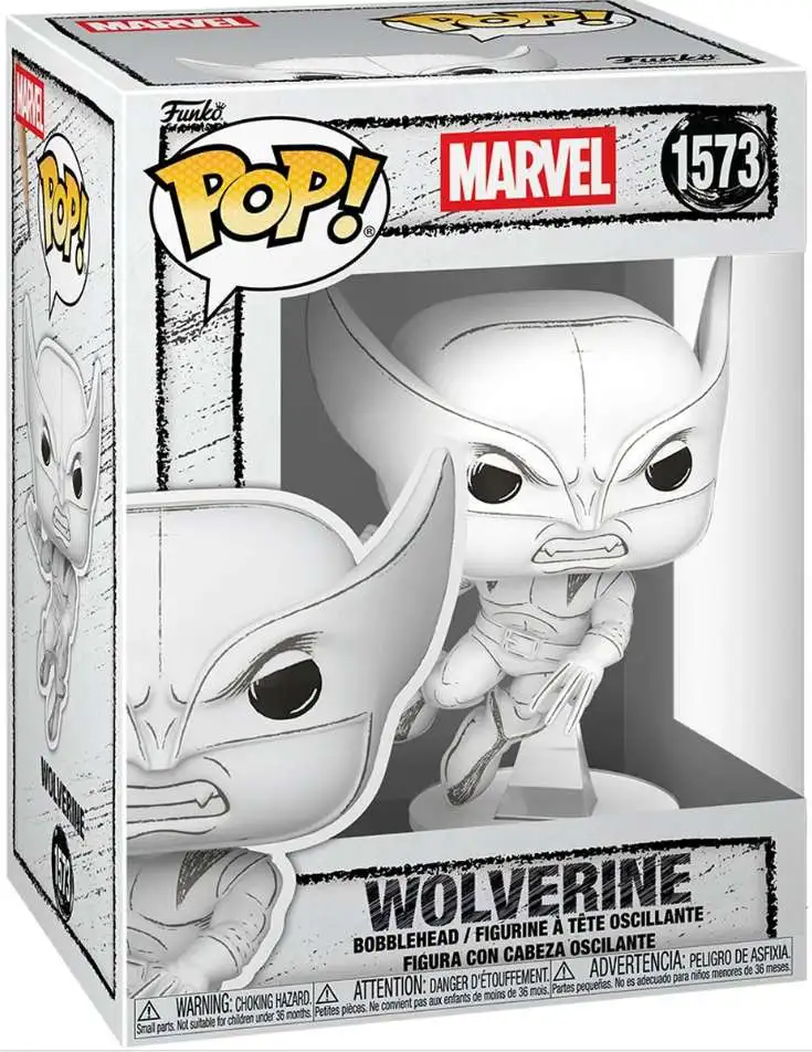 Funko Sketched POP! Marvel Wolverine 3.75-Inch Vinyl Figure #1573 [Sketched]