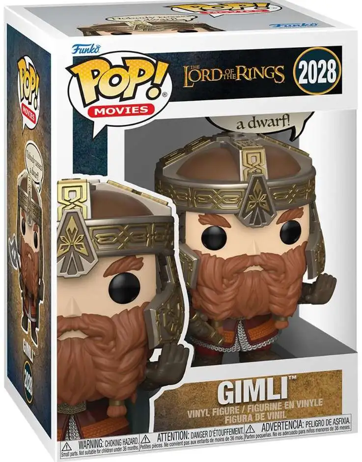 Funko Lord of the RIngs POP! Sayings Gimli Vinyl Figure #2028