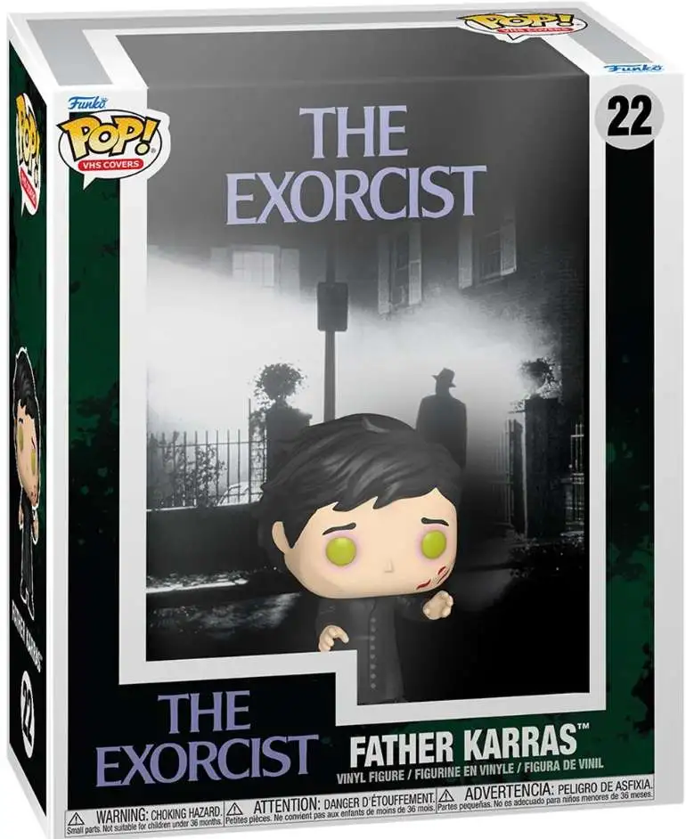 Funko The Exorcist POP! VHS Cover Damien Karras 3.75-Inch Deluxe Vinyl Figure #22