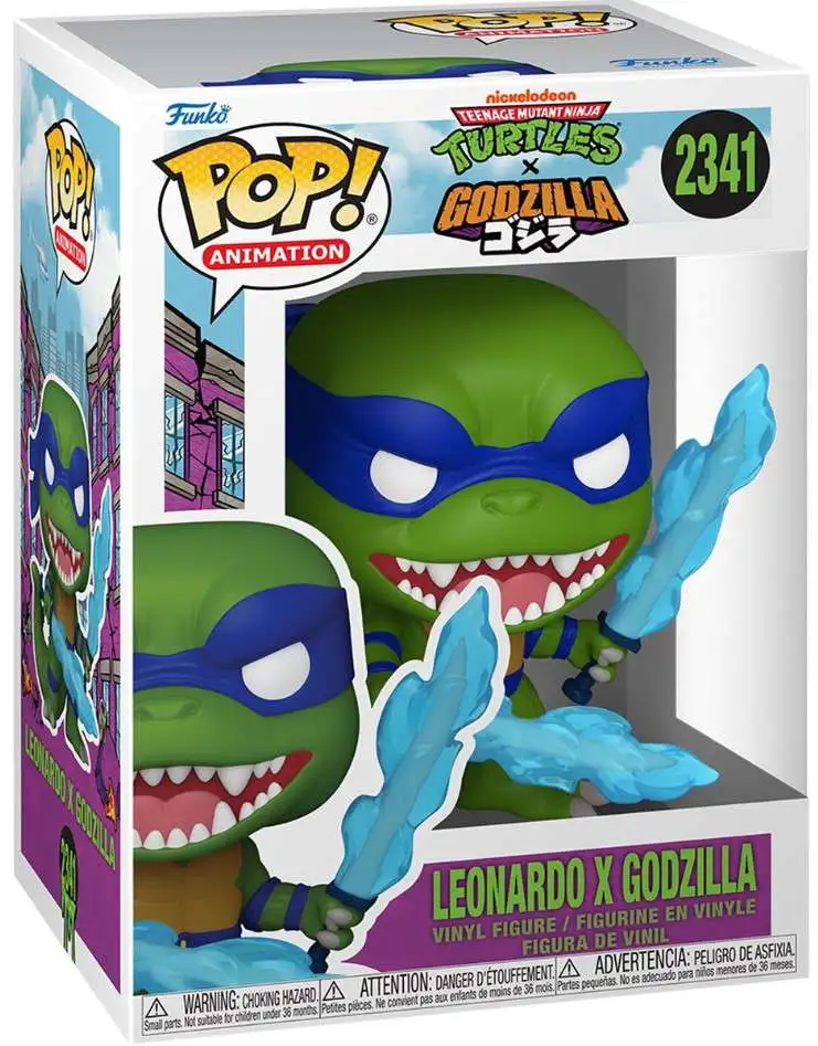 Funko Teenage Mutant Ninja Turtles x Godzilla POP Animation