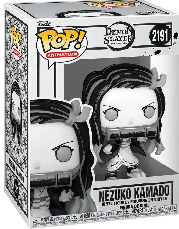 Funko Demon Slayer POP! Animation Nezuko Kamado Vinyl Figure #2191 [Sumi-Ink]