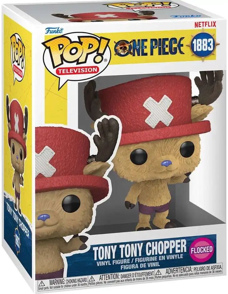 Funko One Piece POP! Television Tony Tony Chopper Vinyl Figure #1883 [Flocked]