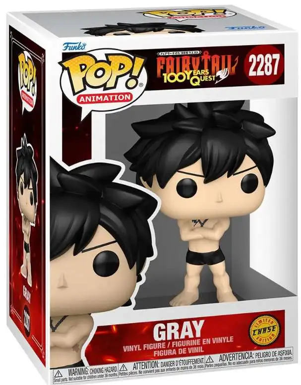 Funko Fairy Tail: 100 Years Quest POP! Animation Gray Vinyl Figure #2287 [Chase Version] (Pre-Order ships July)