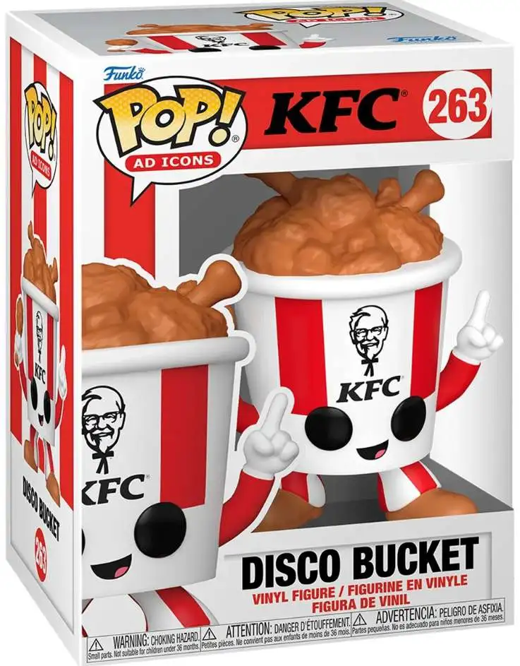 Funko POP! Ad Icons KFC Disco Bucket Vinyl Figure #263