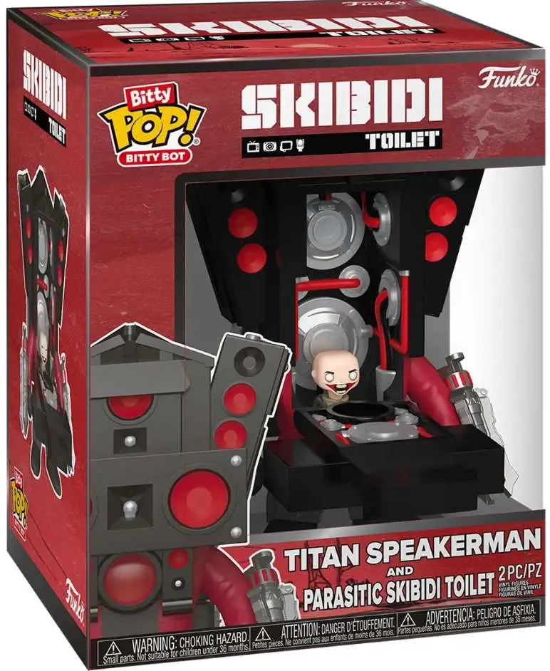 Funko Bitty POP! Speakerman and Parasitic Skibidi Toilet Vinyl Figure