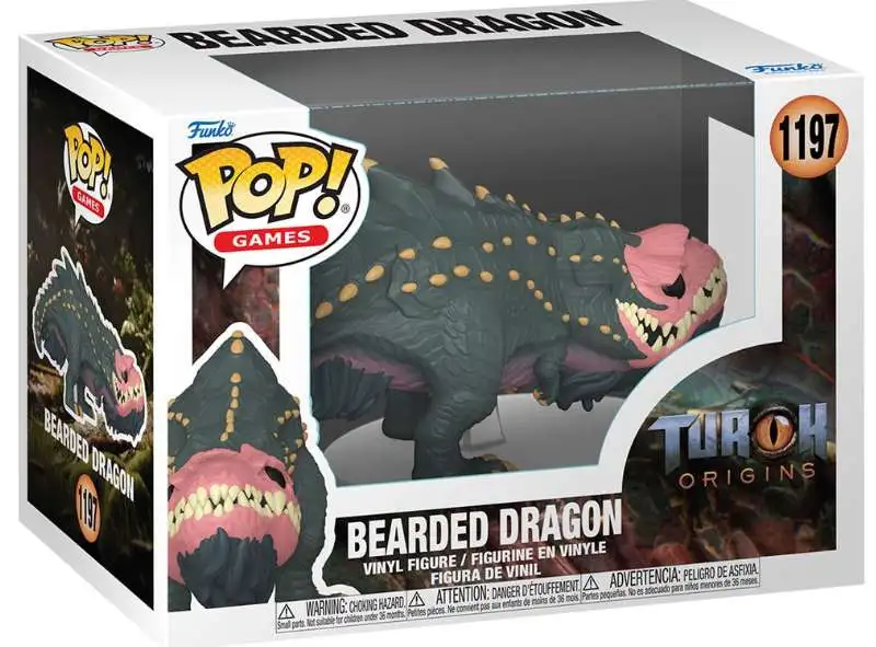 Funko Turok Origins POP Games Bearded Dragon Vinyl Figure 1197
