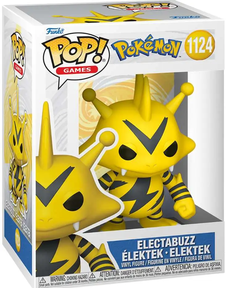 Funko Pokemon POP! Games Electabuzz Vinyl Figure #1124
