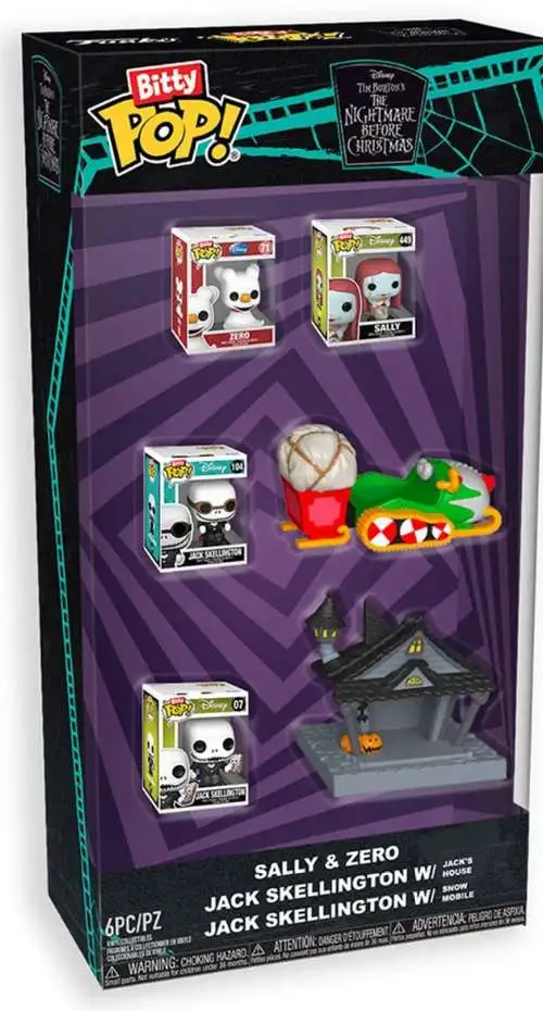 Funko Bitty POP! The Nightmare Before Christmas Mini Vinyl Figure Starter Set