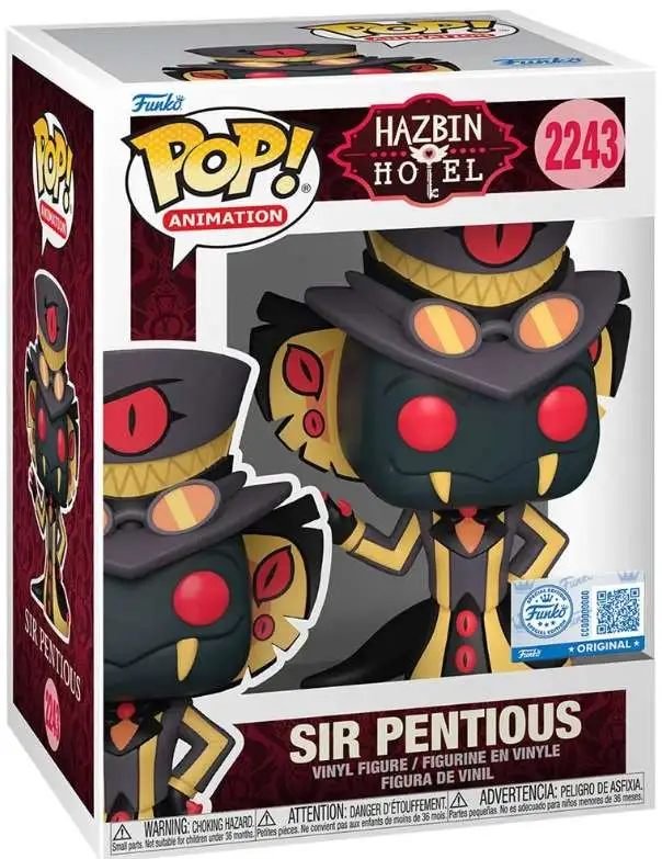Funko Hazbin Hotel POP! Animation Sir Pentious Exclusive Vinyl Figure #2243 [Regular Version]
