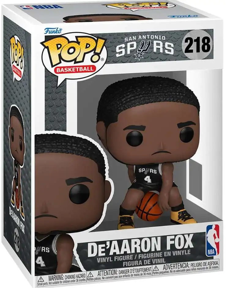Funko San Antonio Spurs POP! NBA De'Aaron Fox Vinyl Figure #218