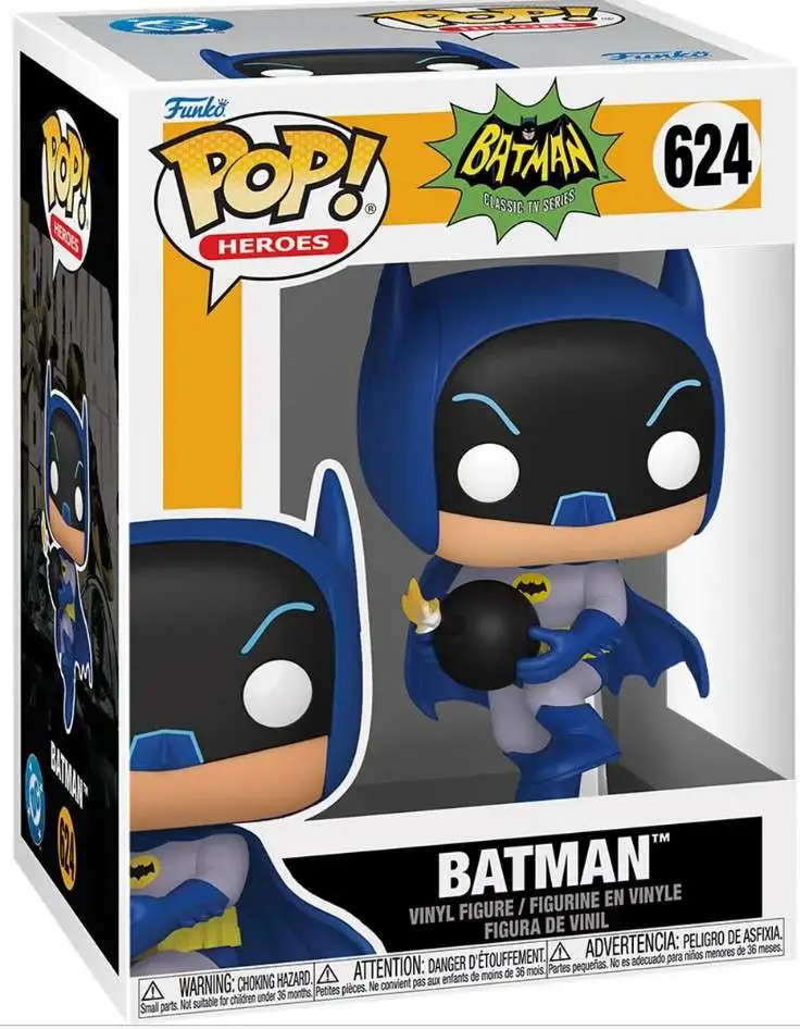 Funko DC Batman 66 POP! Heroes Batman Vinyl Figure #624 [With Bomb] (Pre-Order ships May)