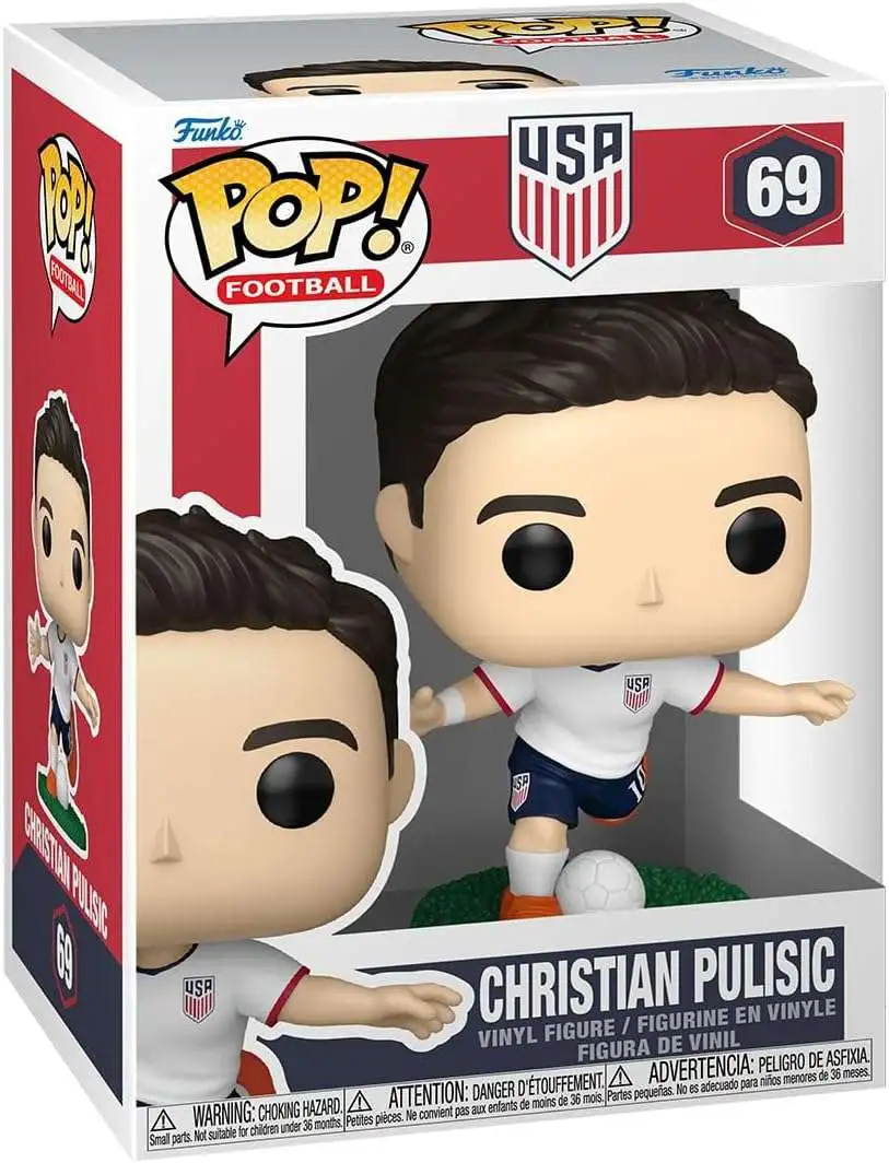 Funko FIFA World Cup 2026 USA POP Football Christian Pulisic Vinyl