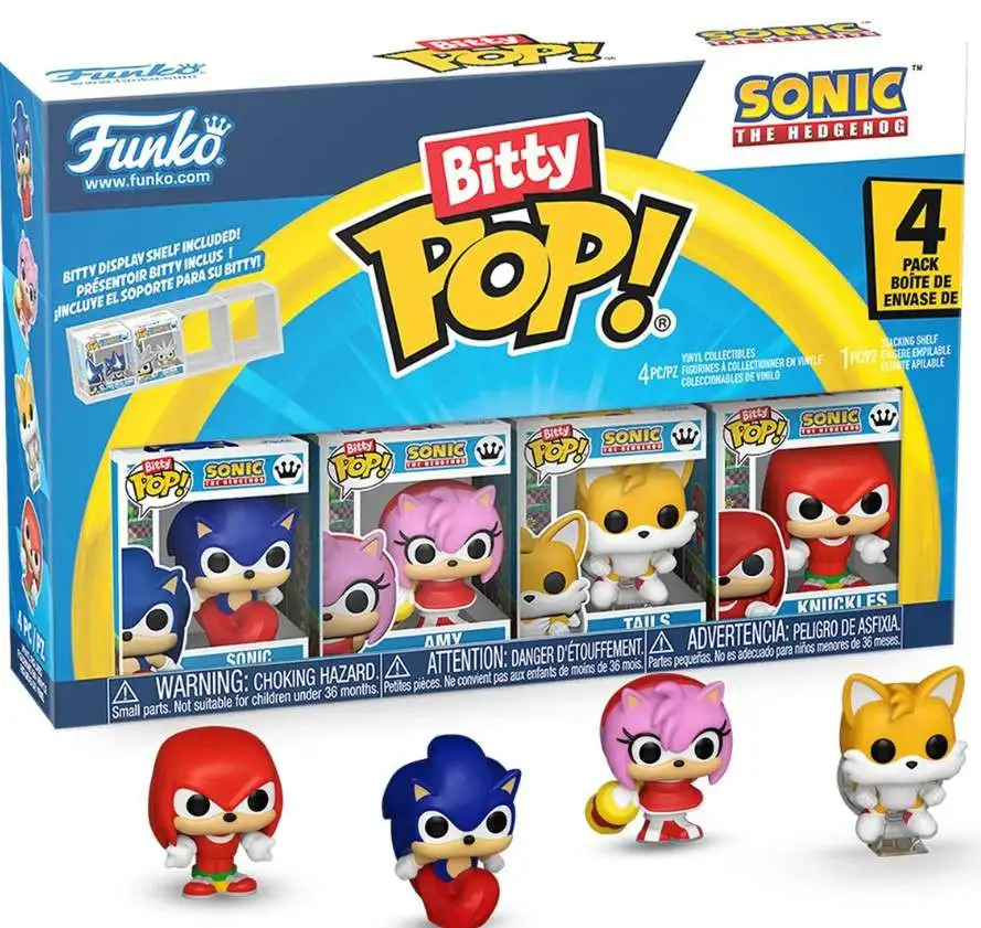 Funko Sonic the Hedgehog Bitty POP! Sonic Micro Figure 4-Pack (Pre-Order ships June)