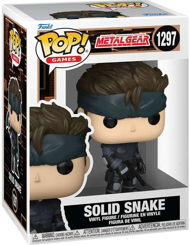 Funko Metal Gear Solid POP Games Solid Snake Vinyl Figure 1297