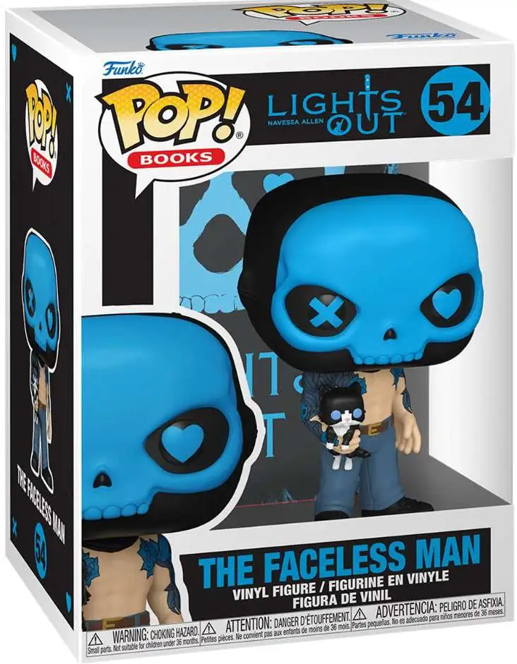 Funko Into Darkness: Lights Out POP! Books The Faceless Man Vinyl Figure #54 (Pre-Order ships August)