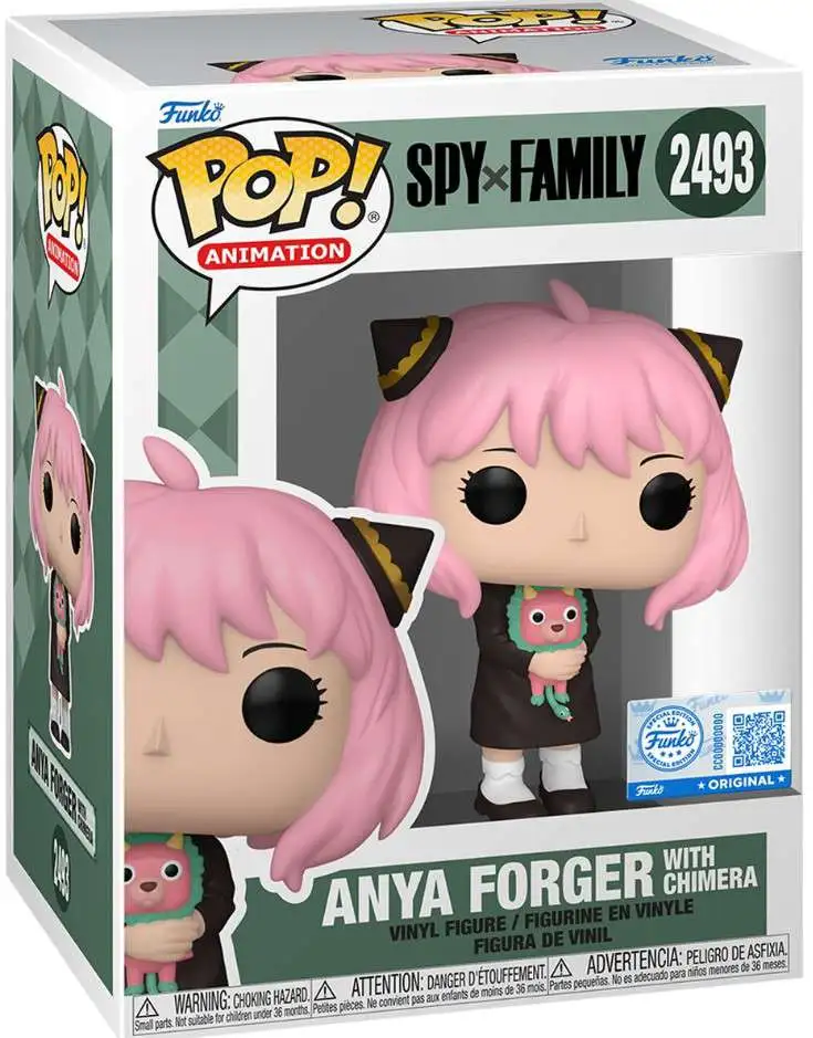 Funko Spy x Family POP! Animation Anya Forger Exclusive Vinyl Figure #2493 [With Chimera]