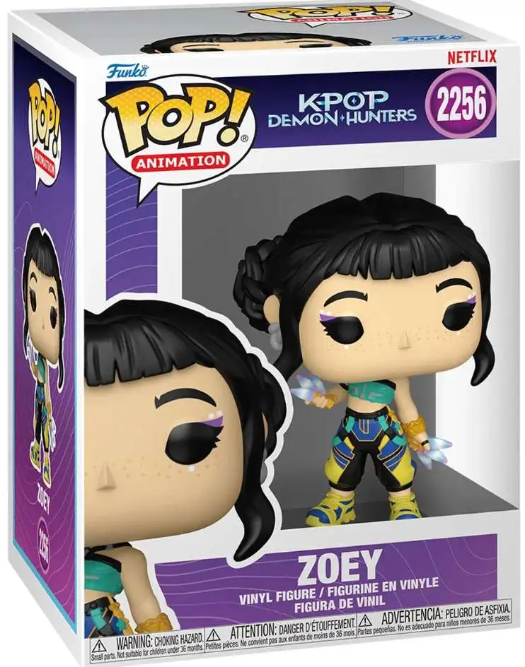 Funko KPop Demon Hunters HUNTRX POP Animation Zoey Vinyl Figure
