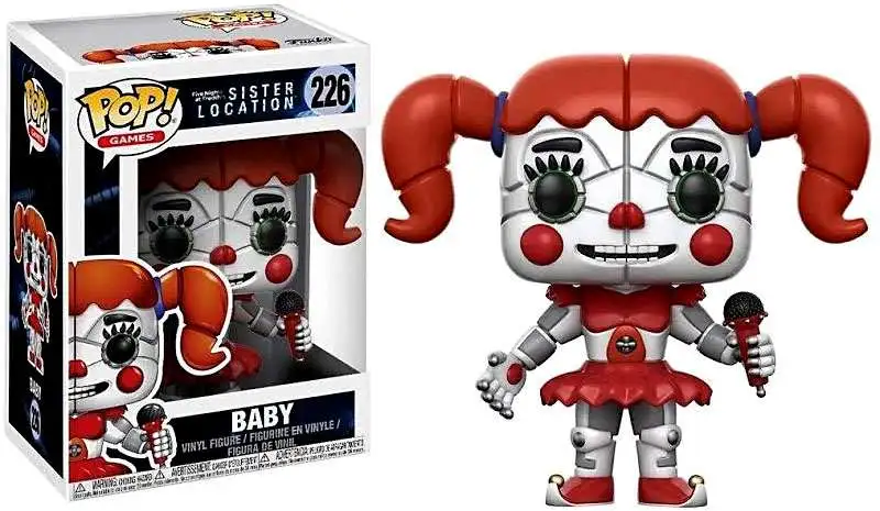 5'' Five Nights at Freddy's Sister Location Figures Baby FNAF Toys US Ship