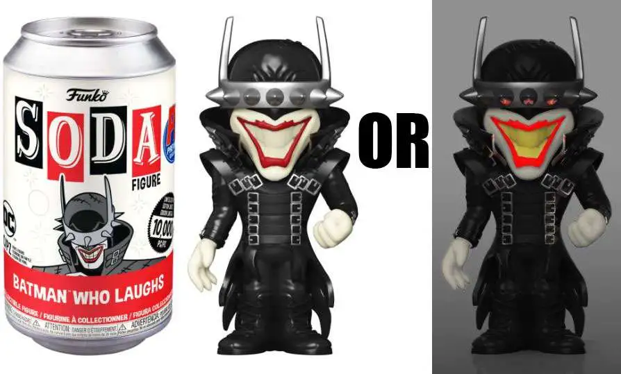 Funko Fiunko Vinyl Soda Batman Who Laughs Exclusive Limited Edition of  10,000! Figure [1 RANDOM Figure, Look For The Chase!]