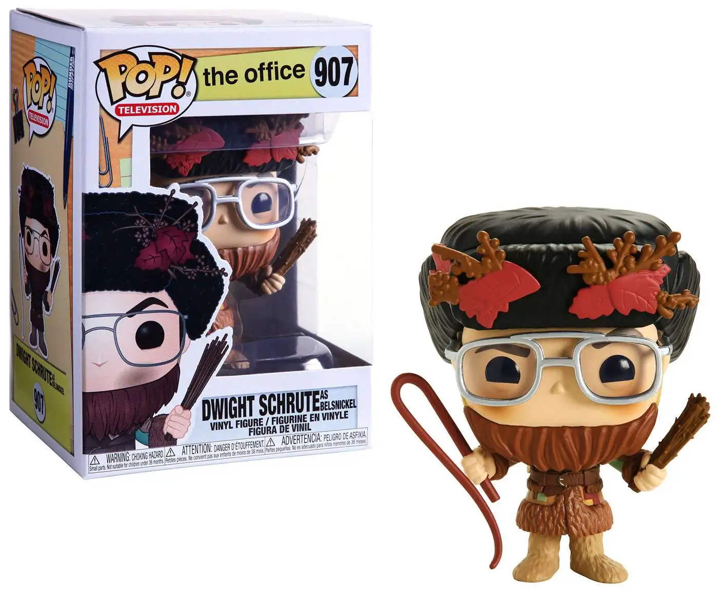 Dwight As Belsnickel Vinyl Figure With Protector Mint Funko Pop TV The Office 