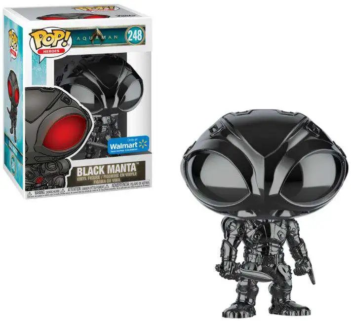 Funko DC Aquaman Movie POP Heroes Black Manta Exclusive Vinyl Figure 