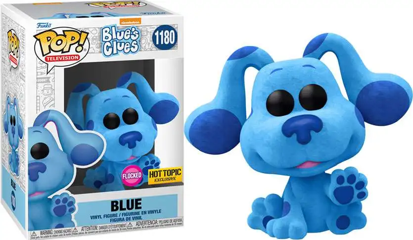 Funko Blue's Clues POP! Television Blue Exclusive Vinyl Figure #1180 [Flocked]