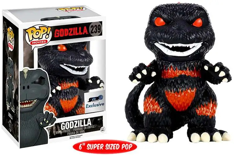 Funko POP! Movies Burning Godzilla Exclusive 6-Inch Vinyl Figure #239 [Super-Sized]