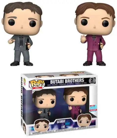 Funko Saturday Night Live POP! SNL Butabi Brothers Exclusive Vinyl Figure 2-Pack [Damaged Package]