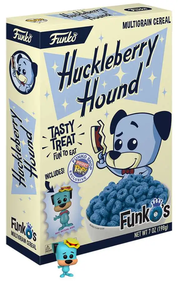 FunkO's Huckleberry Hound Exclusive 7 Ounce Breakfast Cereal [Damaged Package]