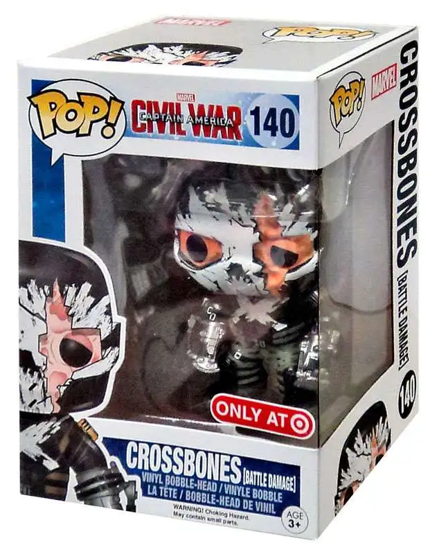 Funky Pop Crossbones Battle Damage 140 Target Exclusive Captain America civilwar 