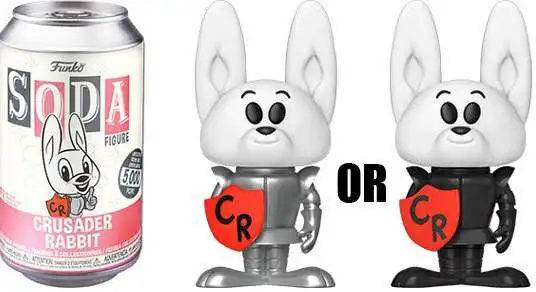 Funko Vinyl Soda Crusader Rabbit Limited Edition of 5,000! Figure [1 RANDOM Figure, Look For The Chase!]