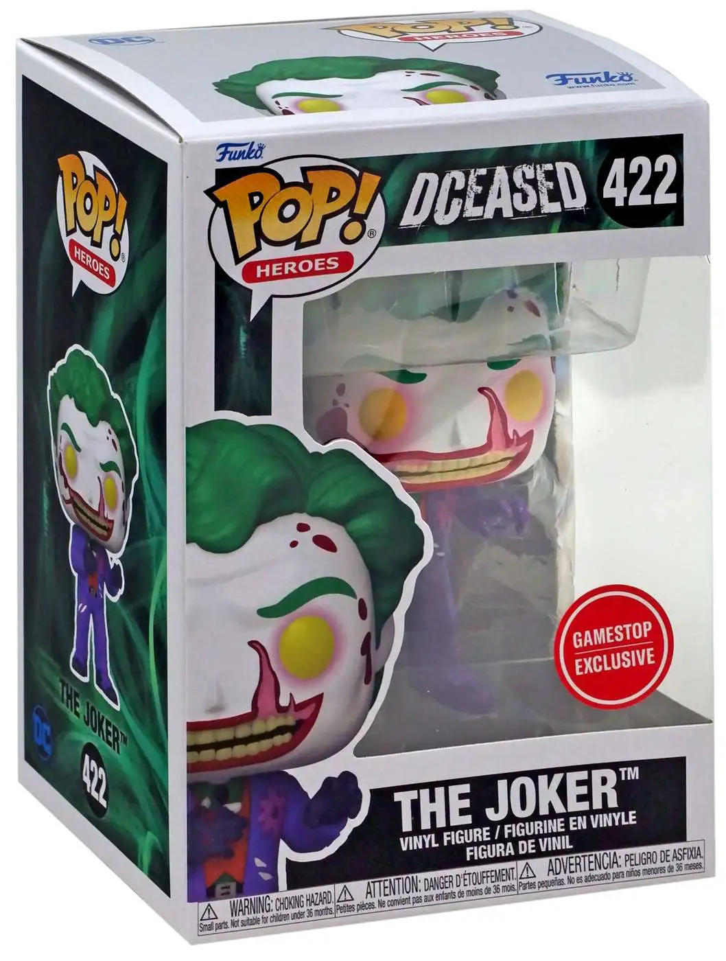 Funko DCeased POP! Heroes The Joker Exclusive Vinyl Figure #422 [DCeased, Bloody]