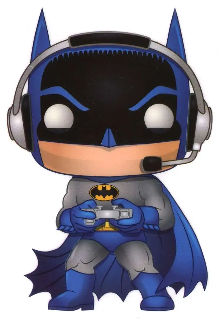 Funko DC Batman 80th Batman Exclusive 3.25-Inch Sticker [Gamer]