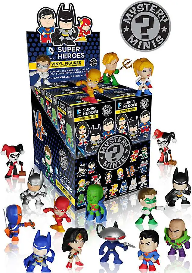 Case of 12 Funko DC SUPER HEROES & PETS Mystery Minis Blind Box Vinyl Figures 