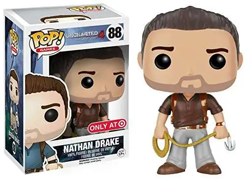 Funko Uncharted POP! Games Nathan Drake Exclusive Vinyl Figure #88 [Brown Shirt]