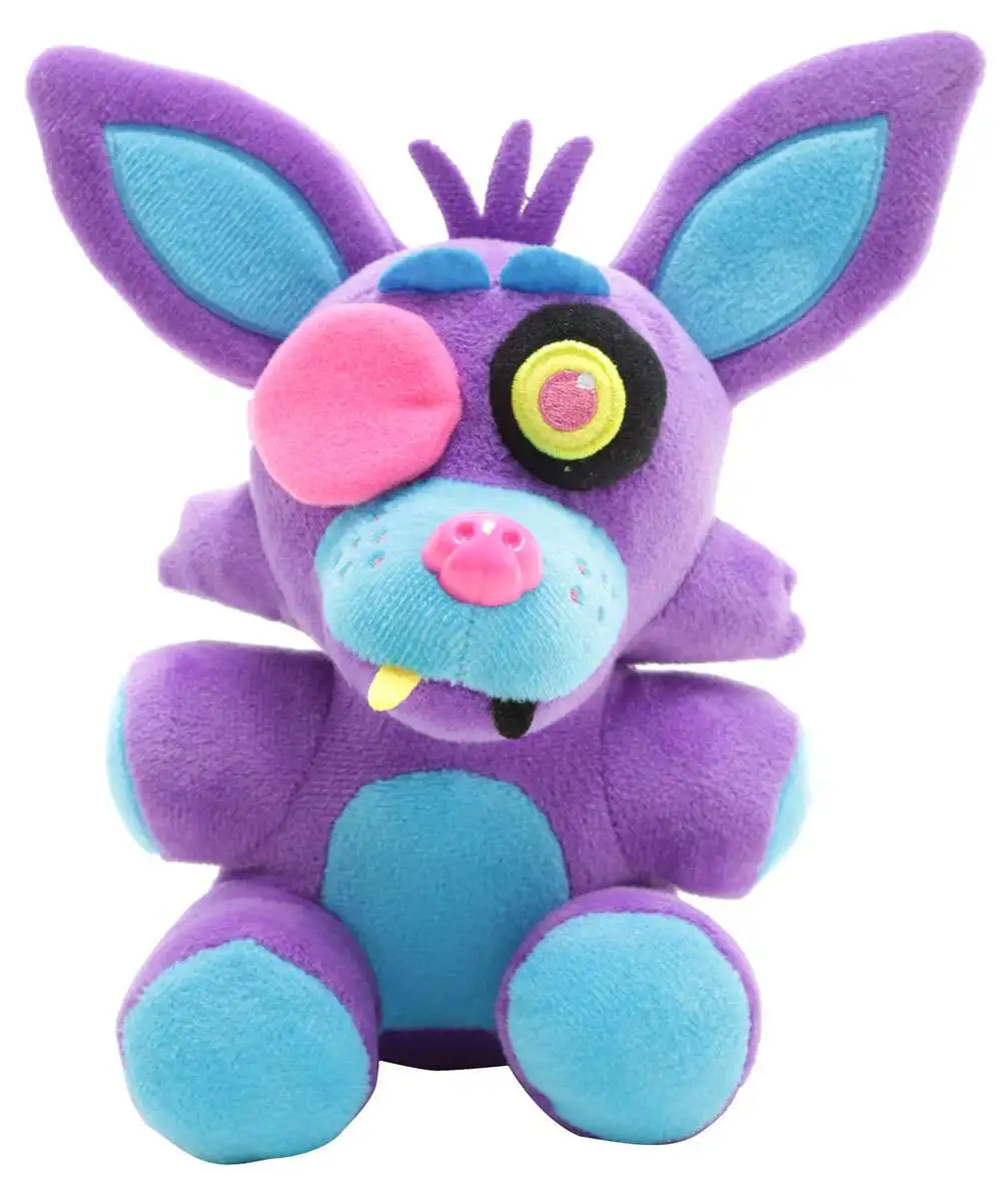 Fnaf Funko FIVE NIGHTS AT FREDDYS Blacklight Plush Set of 6 With